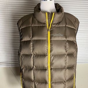 Eddie Bauer Goose Down puffy vest XXL